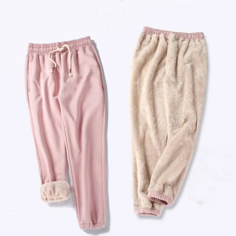 Calça Moletom+Lã QUENTINHA para o inverno